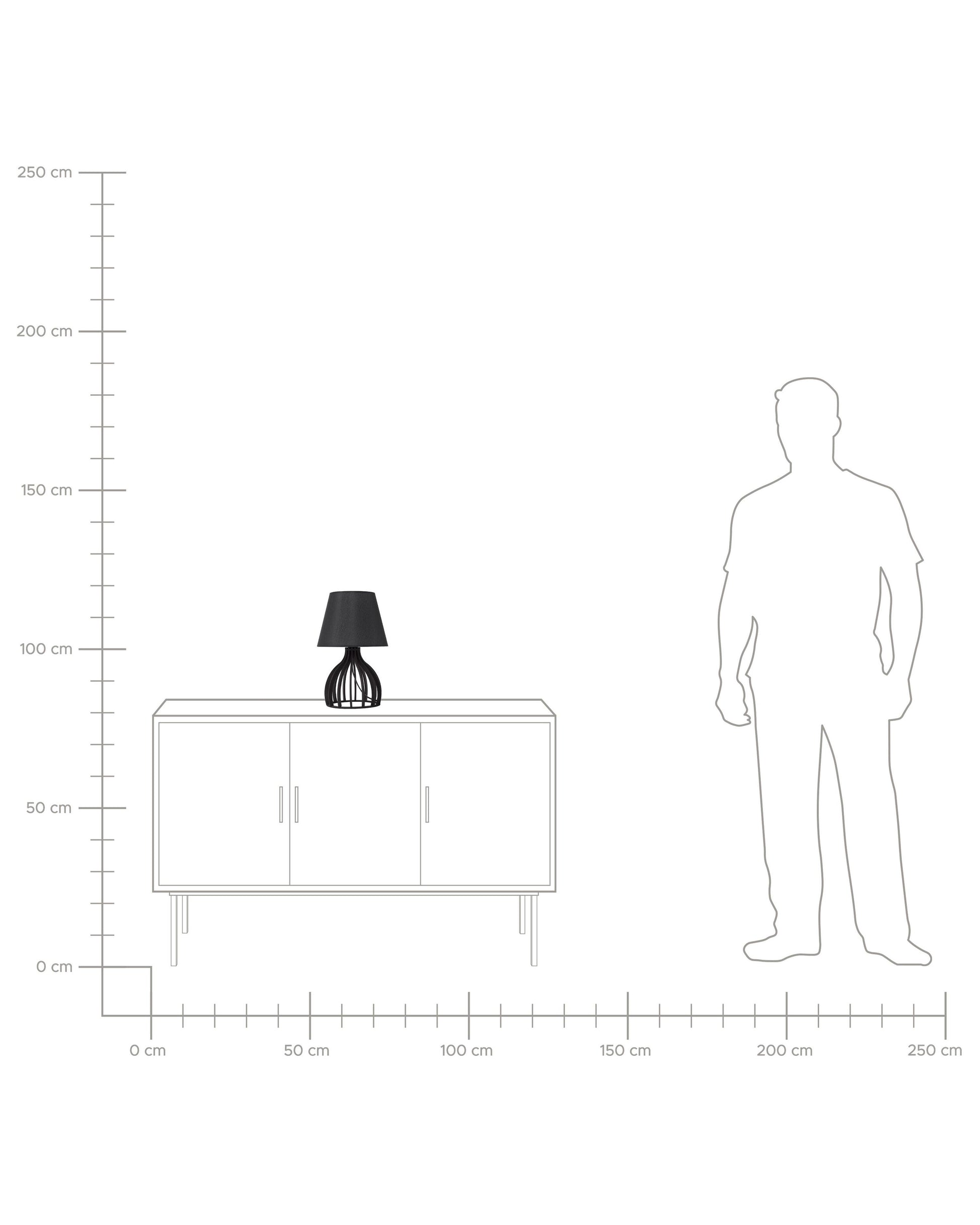  Table Lamp AGUEDA Black