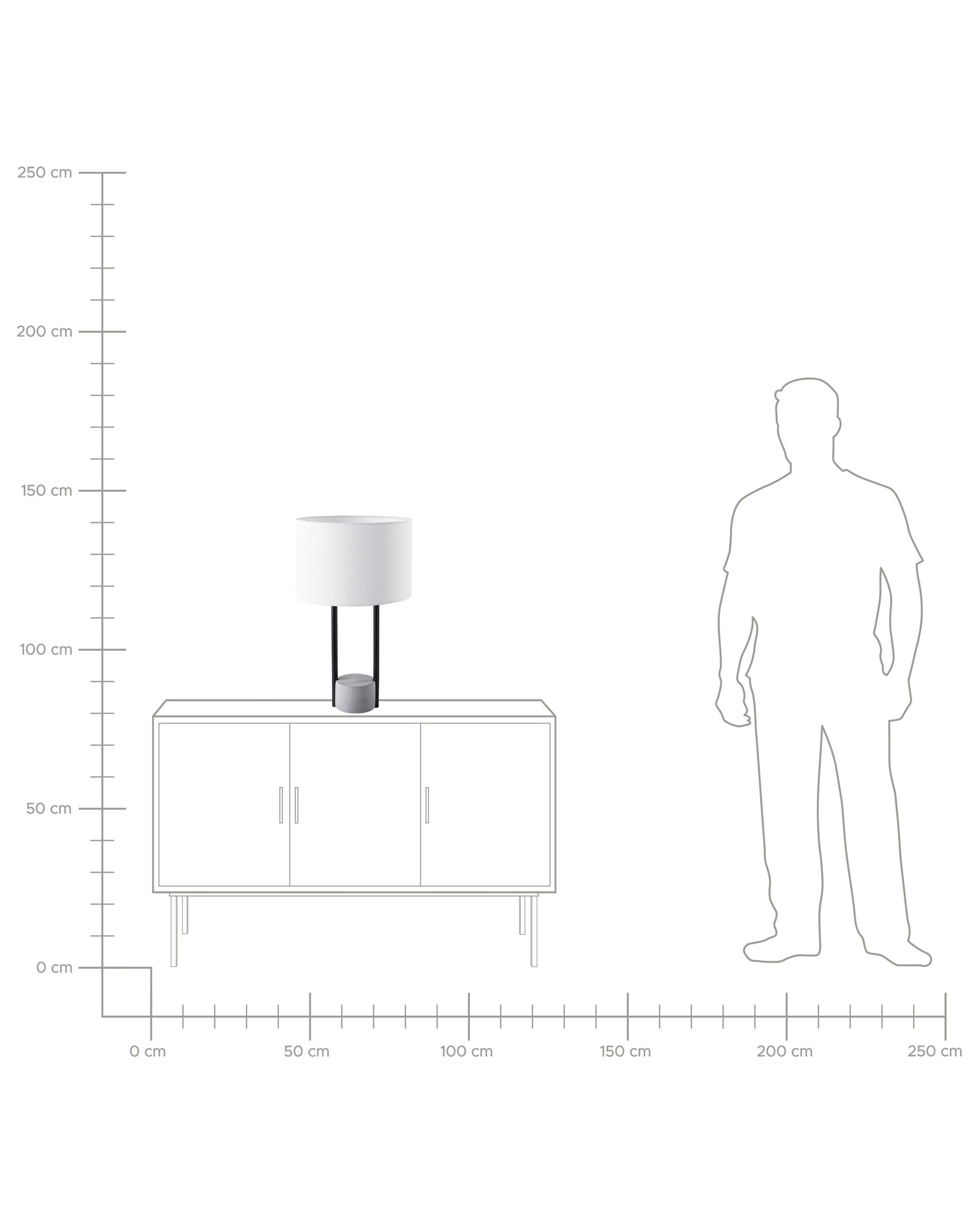  Table Lamp REMUS Metal White