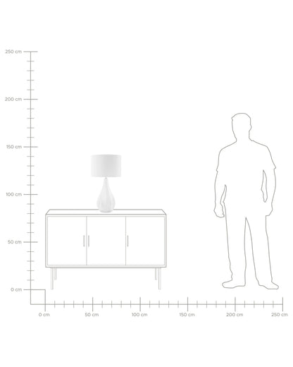  Table Lamp SANTEE Porcelain Off-White