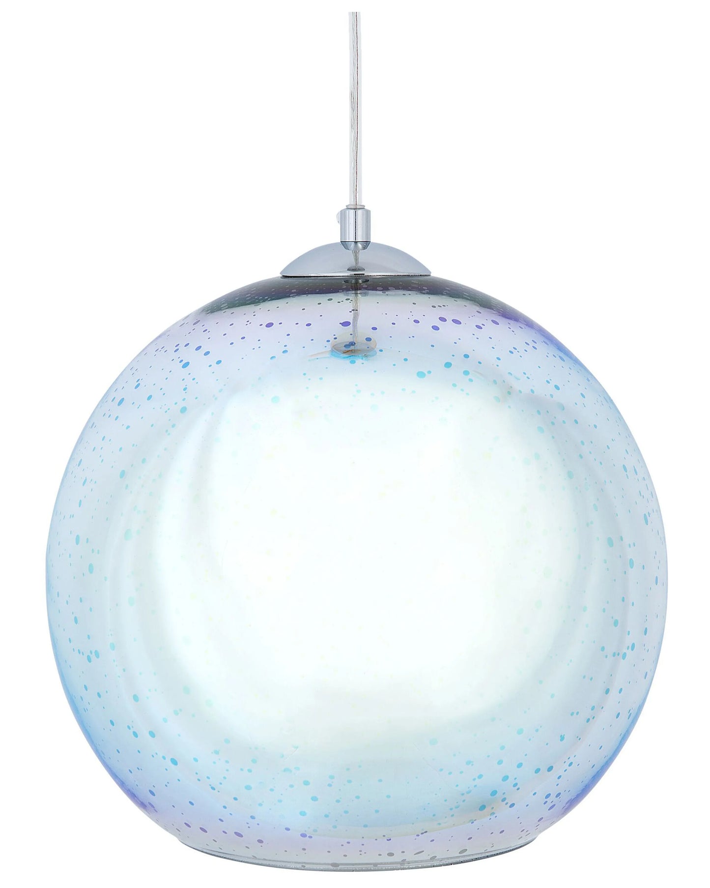  Pendant Lamp SESSERA Glass Silver