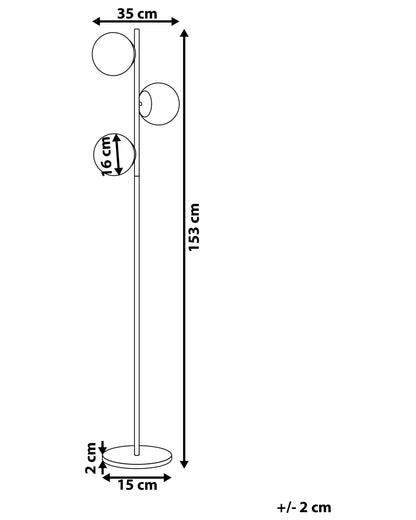  Floor Lamp WADI Metal Gold
