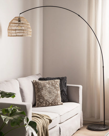  Floor Lamp GUAVIARE Rattan Beige