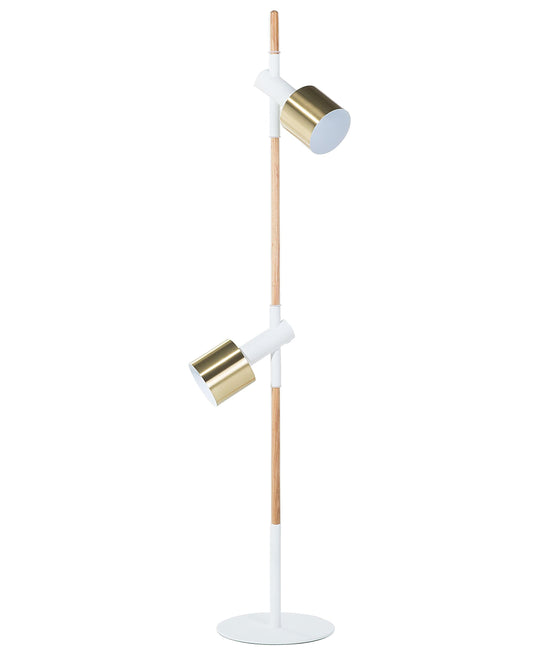  Floor Lamp OWENS Adjustable Ash Wood White