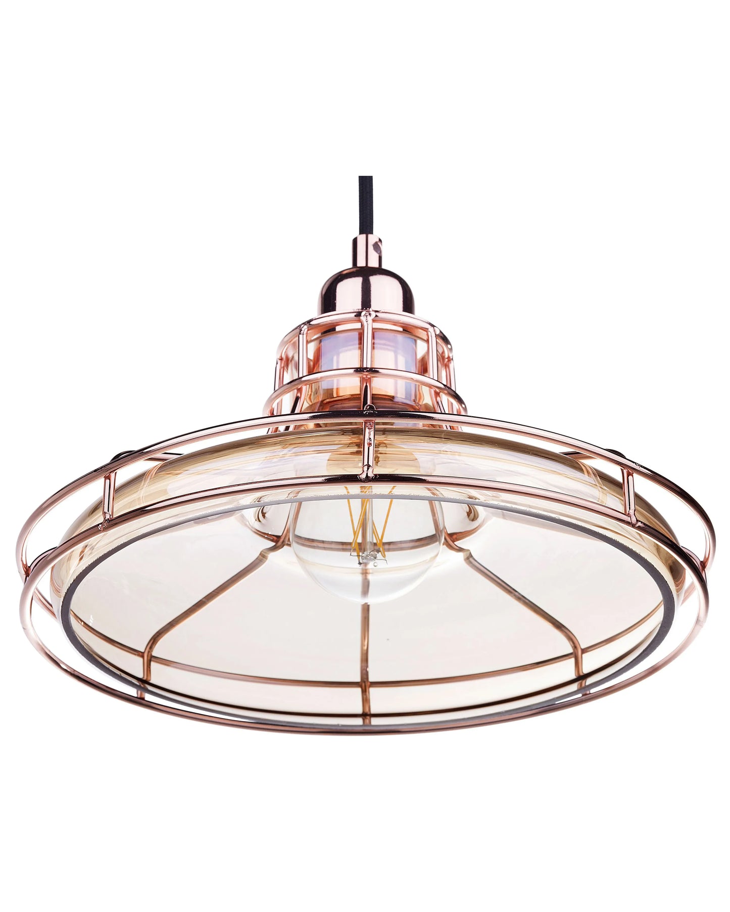  Pendant Lamp TORRE Glass Copper