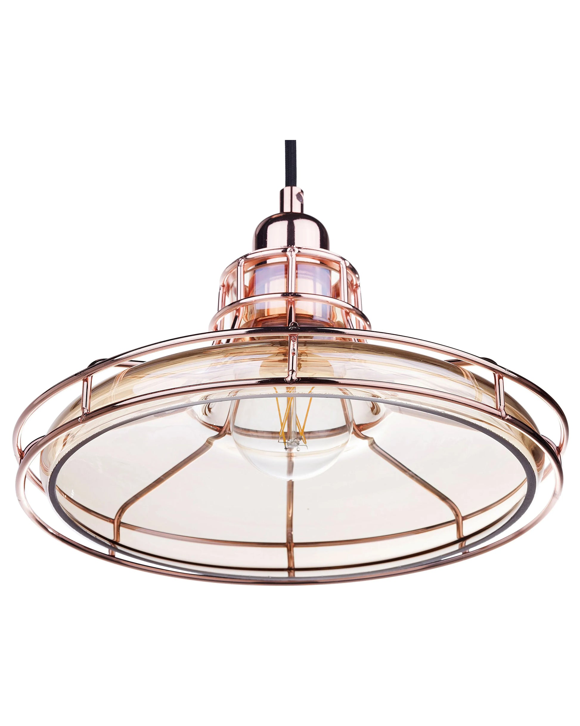  Pendant Lamp TORRE Glass Copper