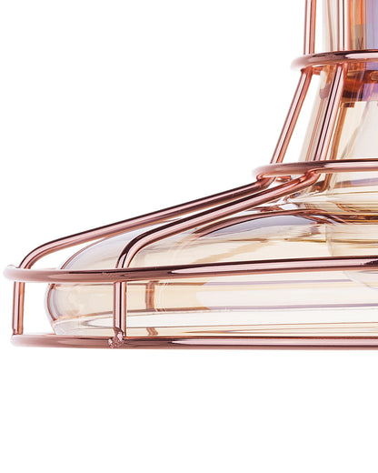  Pendant Lamp TORRE Glass Copper