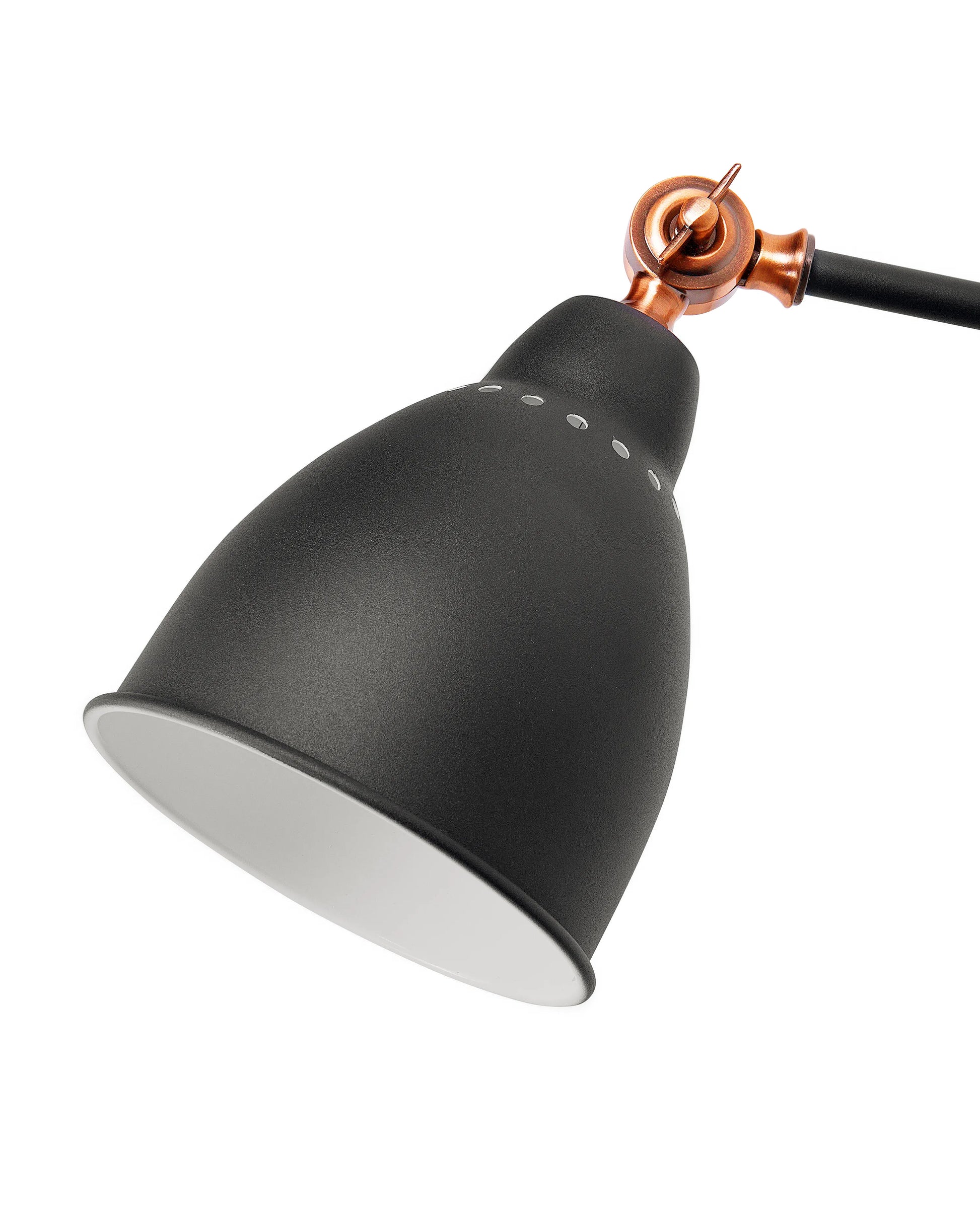  Set Of 2 Wall Lamps MISSISSIPPI Adjustable Metal Graphite Grey