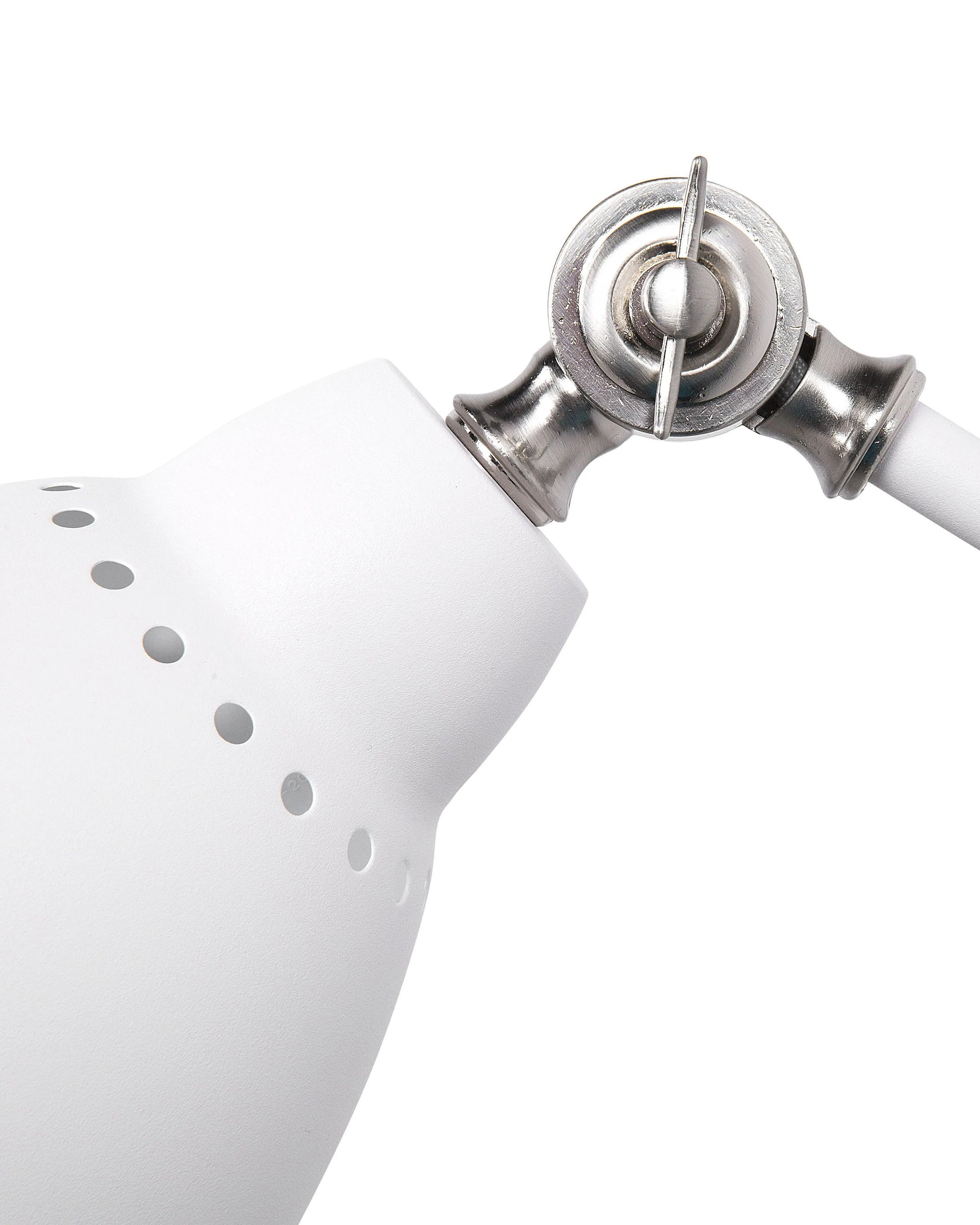  Set Of 2 Wall Lamps MISSISSIPPI Adjustable Metal White