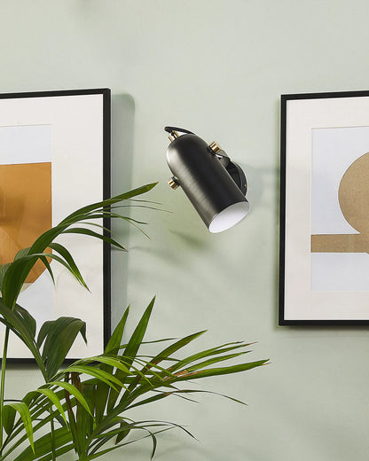  Spotlight Lamp TYRIA Adjustable Metal Black