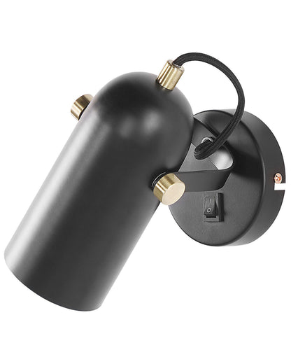  Spotlight Lamp TYRIA Adjustable Metal Black