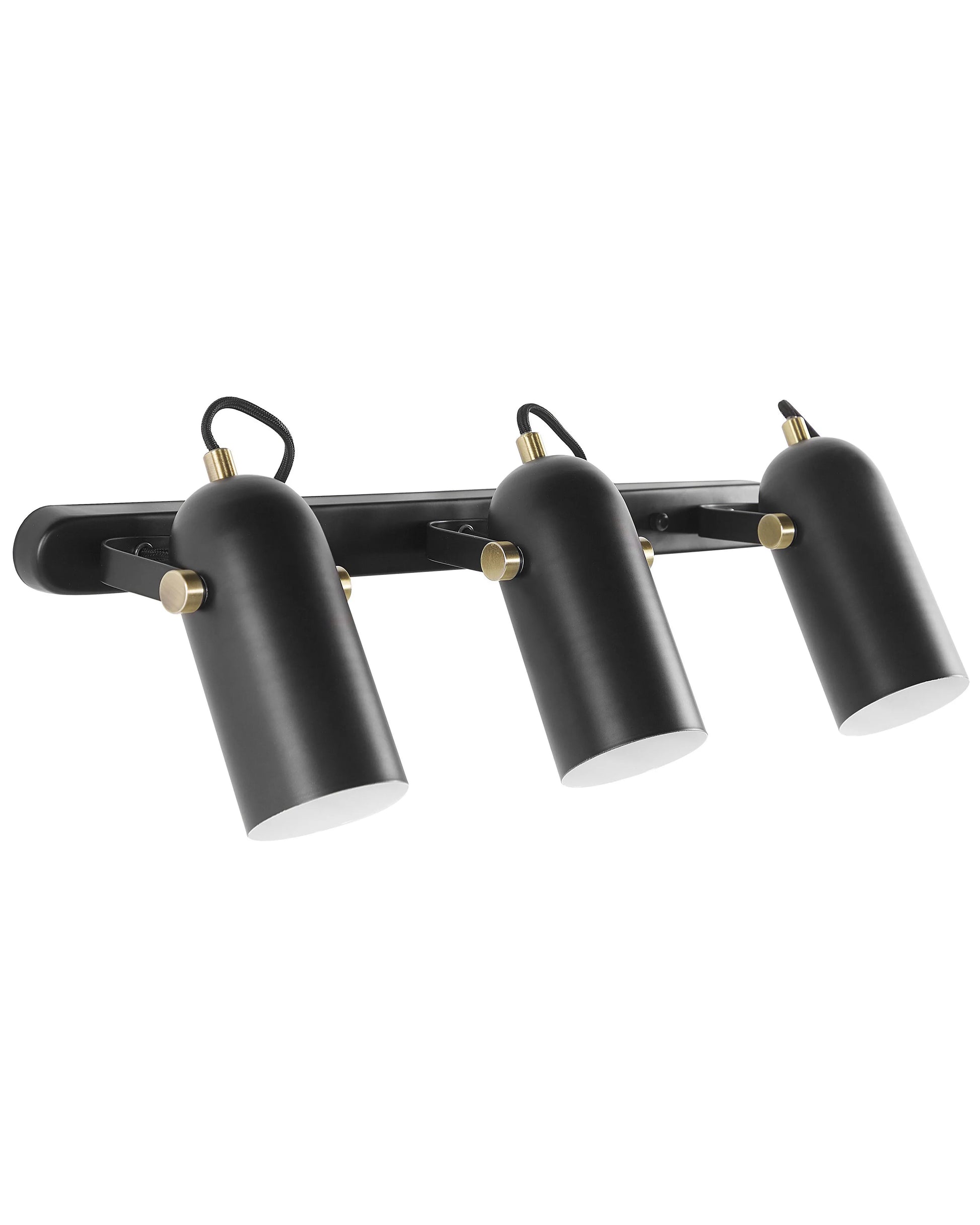  3 Light Spotlight TYRIA Adjustable Metal Black