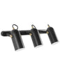  3 Light Spotlight TYRIA Adjustable Metal Black