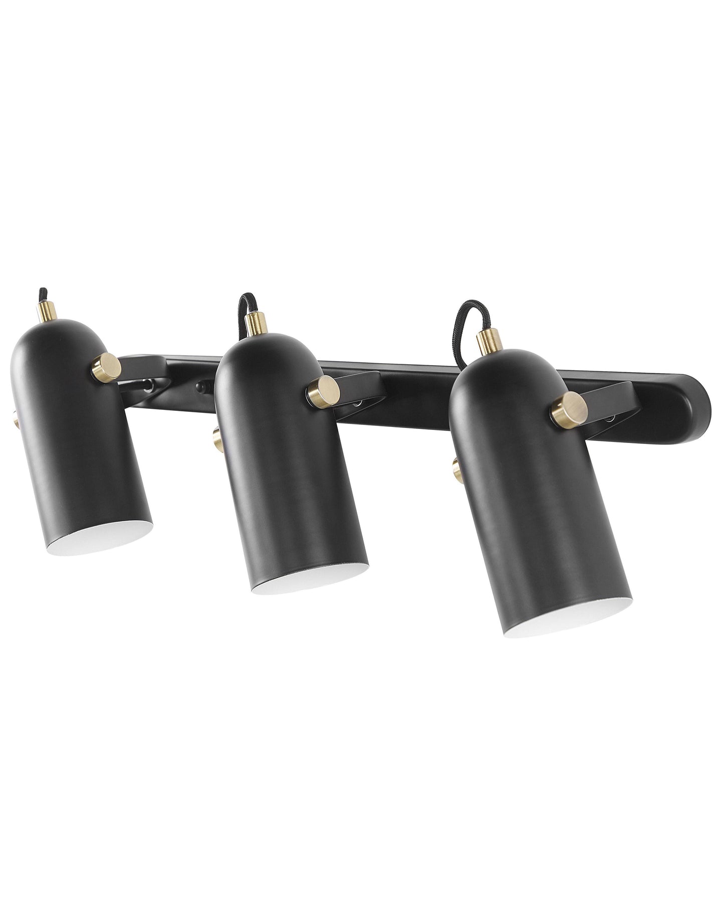  3 Light Spotlight TYRIA Adjustable Metal Black