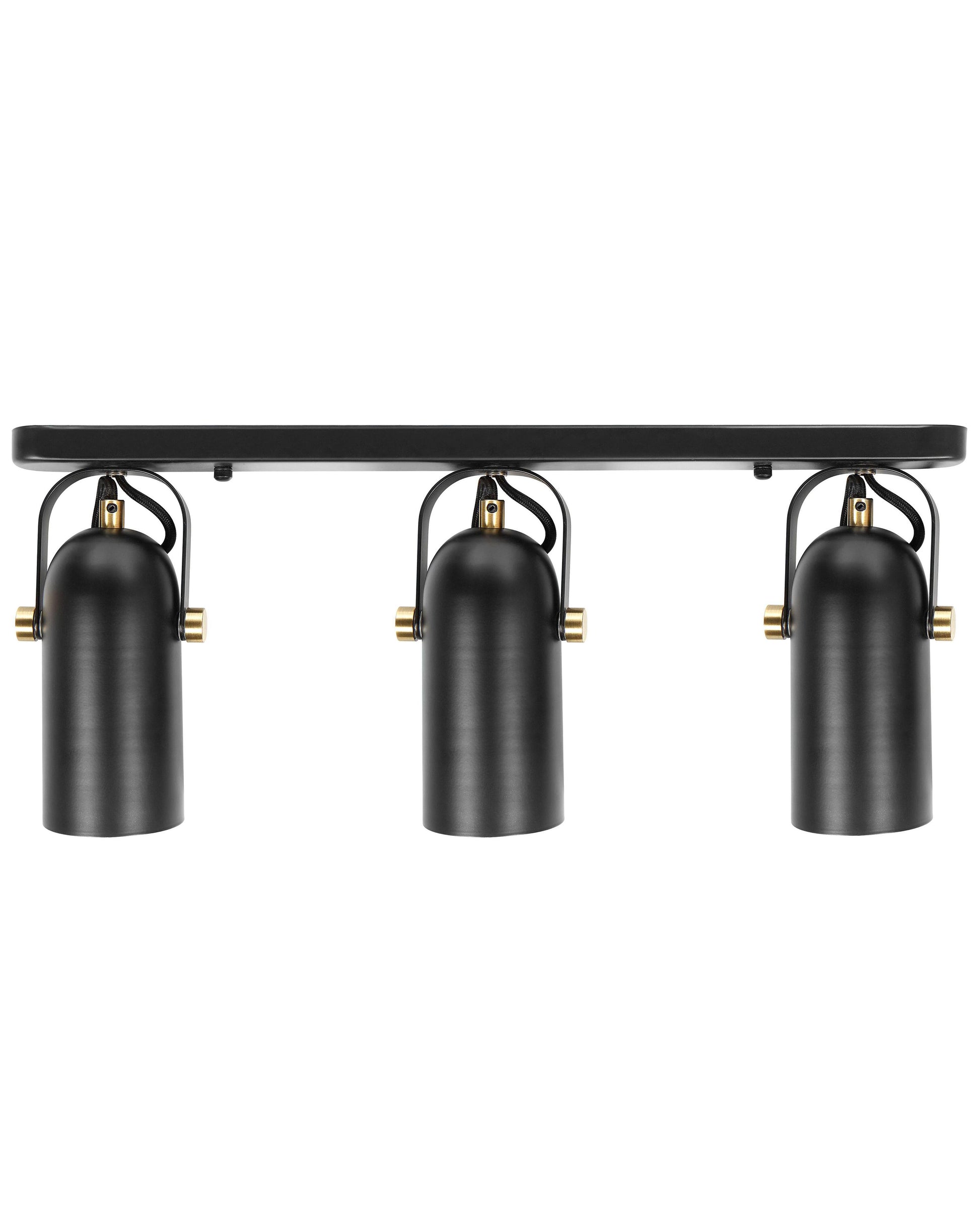  3 Light Spotlight TYRIA Adjustable Metal Black