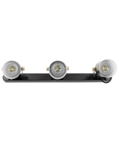  3 Light Spotlight TYRIA Adjustable Metal Black