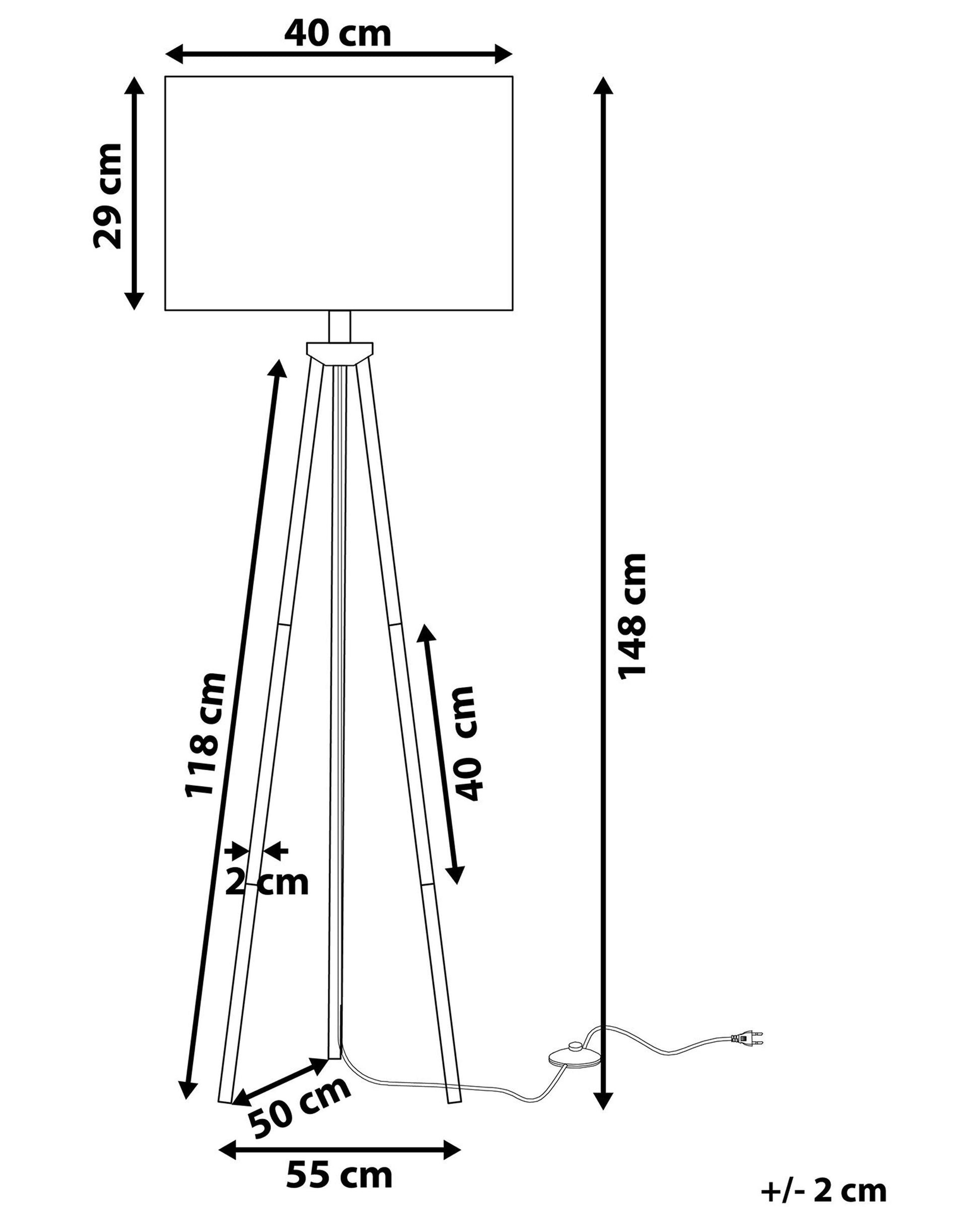  Floor Lamp VISTULA Metal Silver