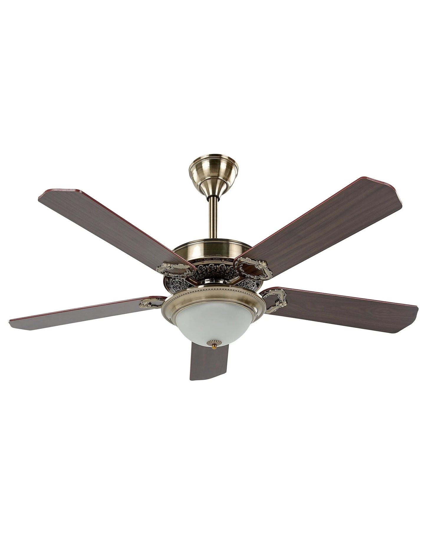  Ceiling Fan With Light BEGEJ With Remote LED Dark Brown