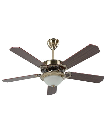  Ceiling Fan With Light BEGEJ With Remote LED Dark Brown