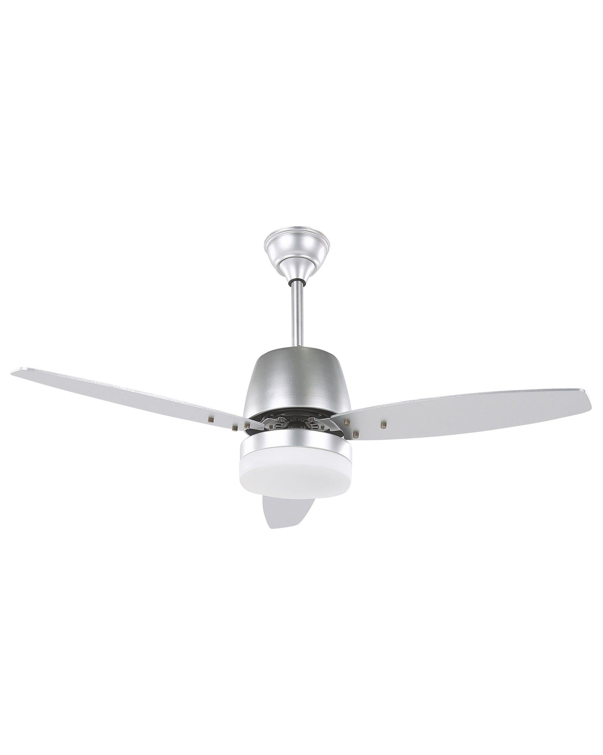  Ceiling Fan With Light MLAVA With Remote LED Silver