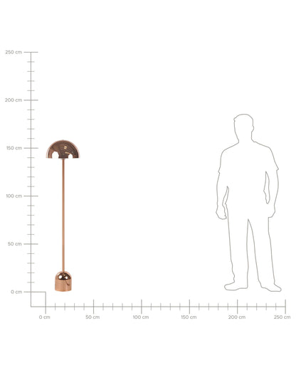  Floor Lamp MACASIA Metal Copper