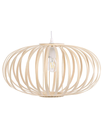  Pendant Lamp HAVEL Bamboo Wood Light Brown
