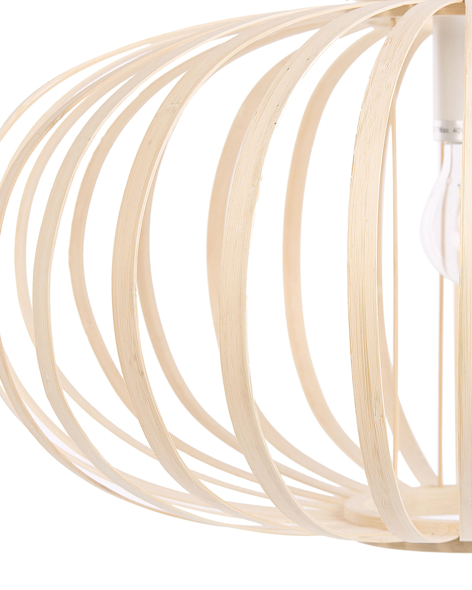  Pendant Lamp HAVEL Bamboo Wood Light Brown