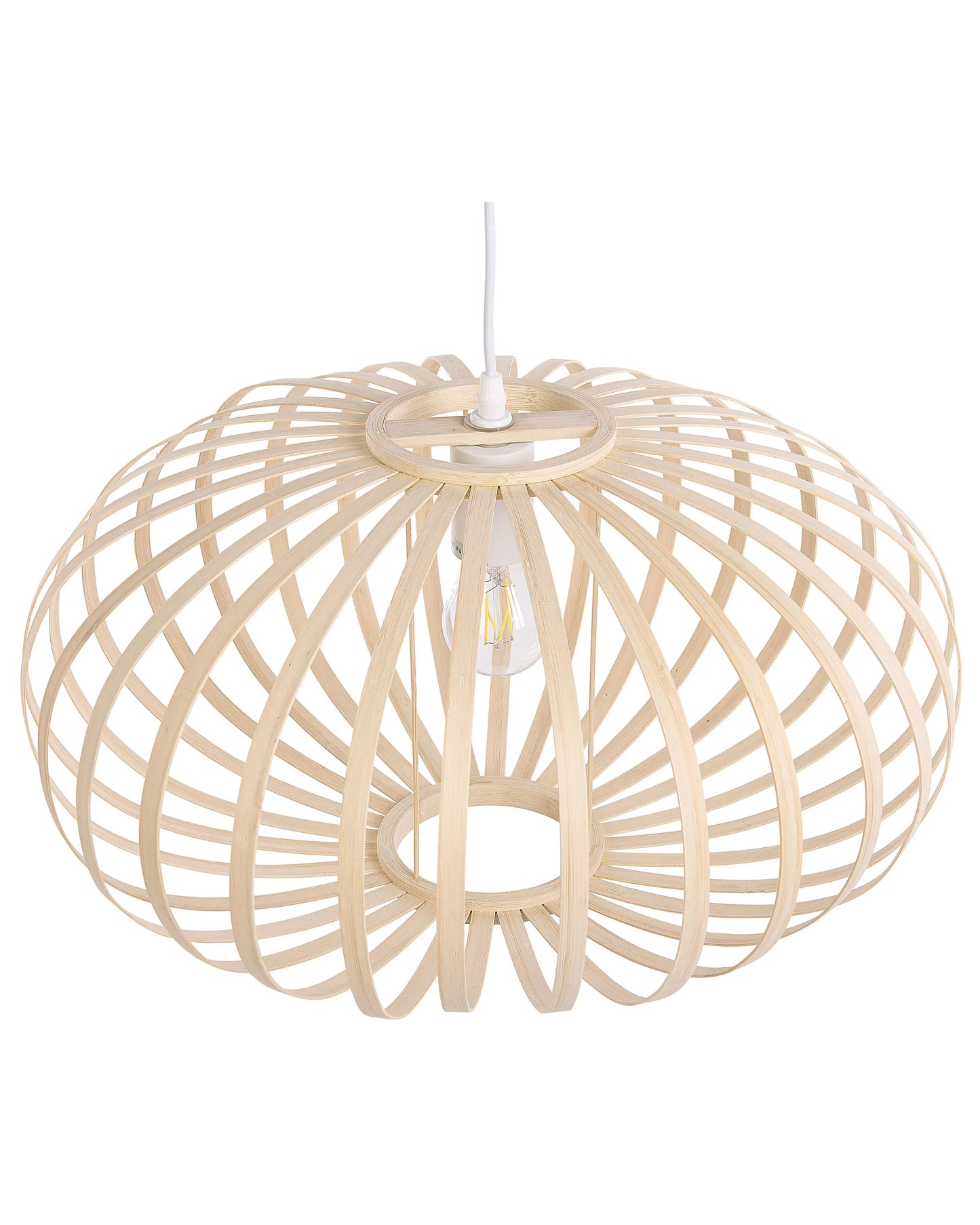  Pendant Lamp HAVEL Bamboo Wood Light Brown