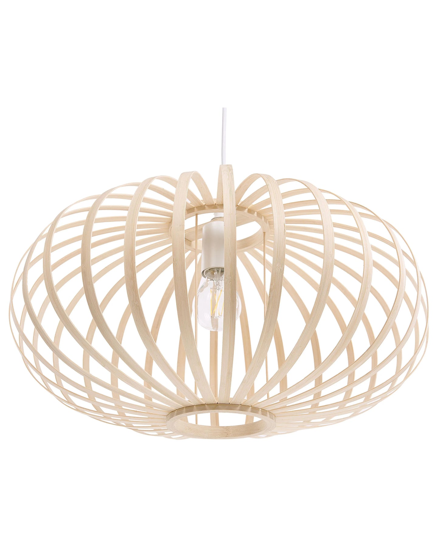  Pendant Lamp HAVEL Bamboo Wood Light Brown