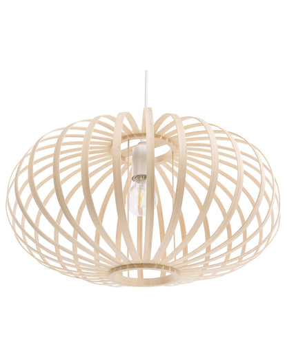  Pendant Lamp HAVEL Bamboo Wood Light Brown