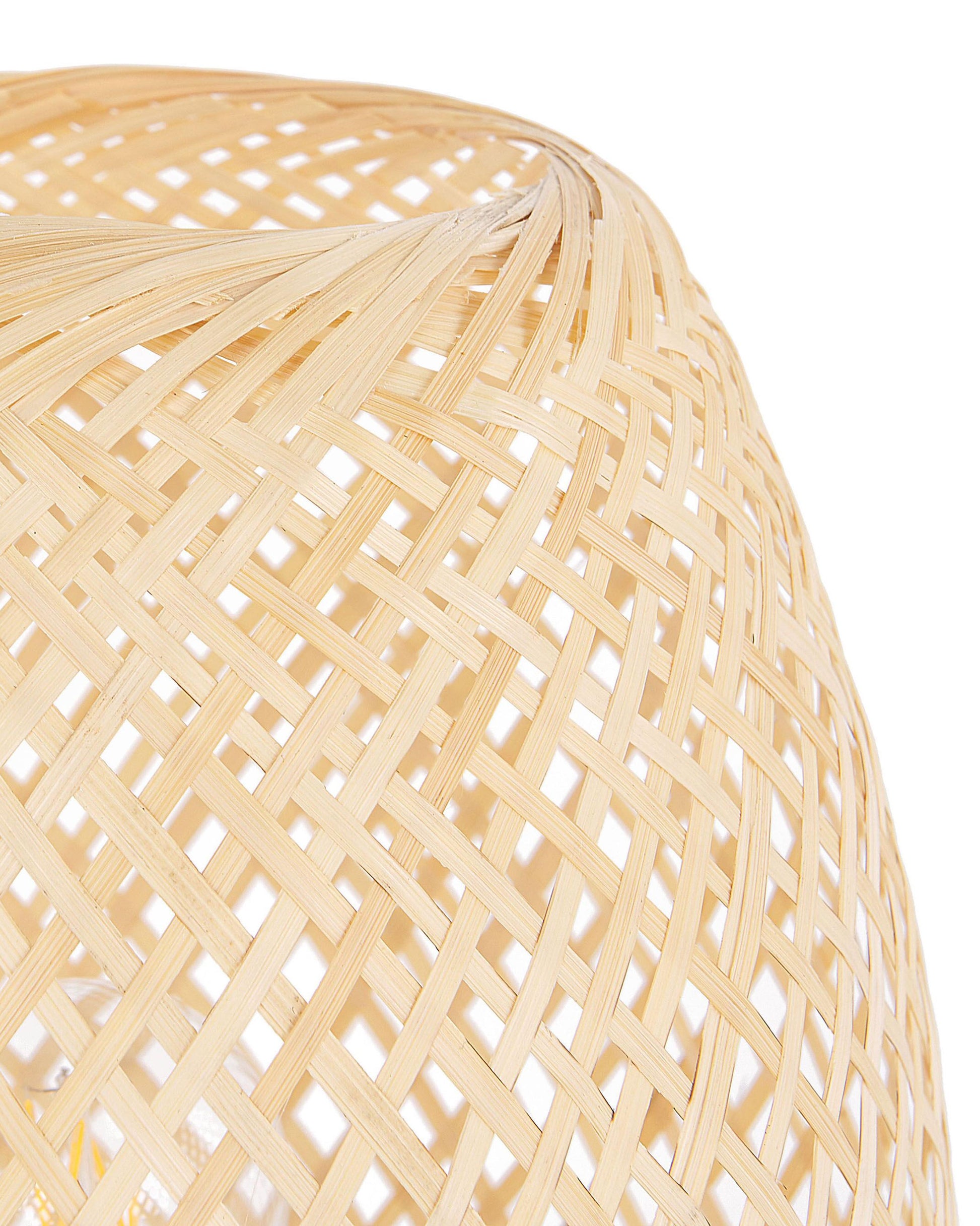  Table Lamp BOMU Bamboo Wood Light Brown