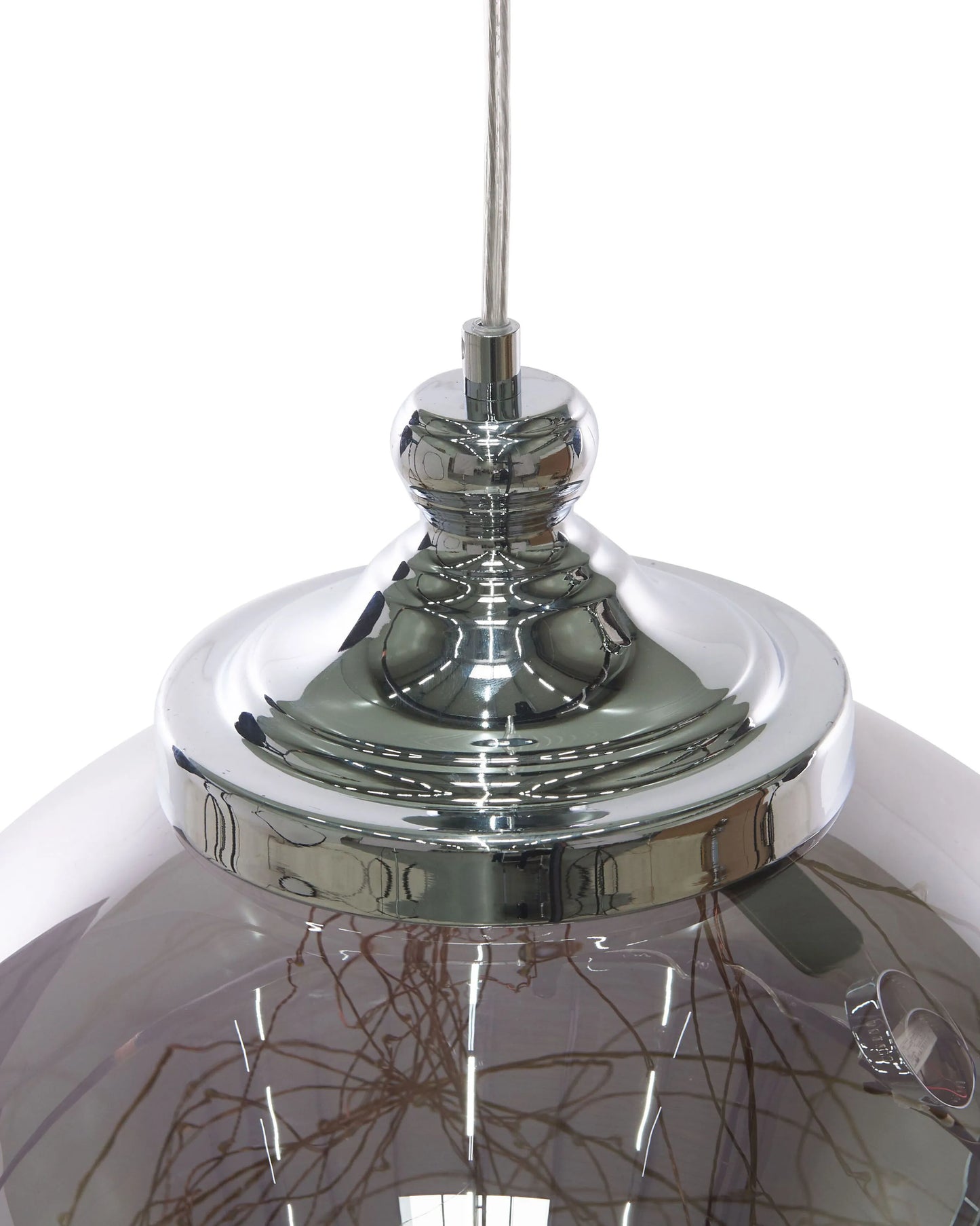  Pendant Lamp BENI Glass Silver
