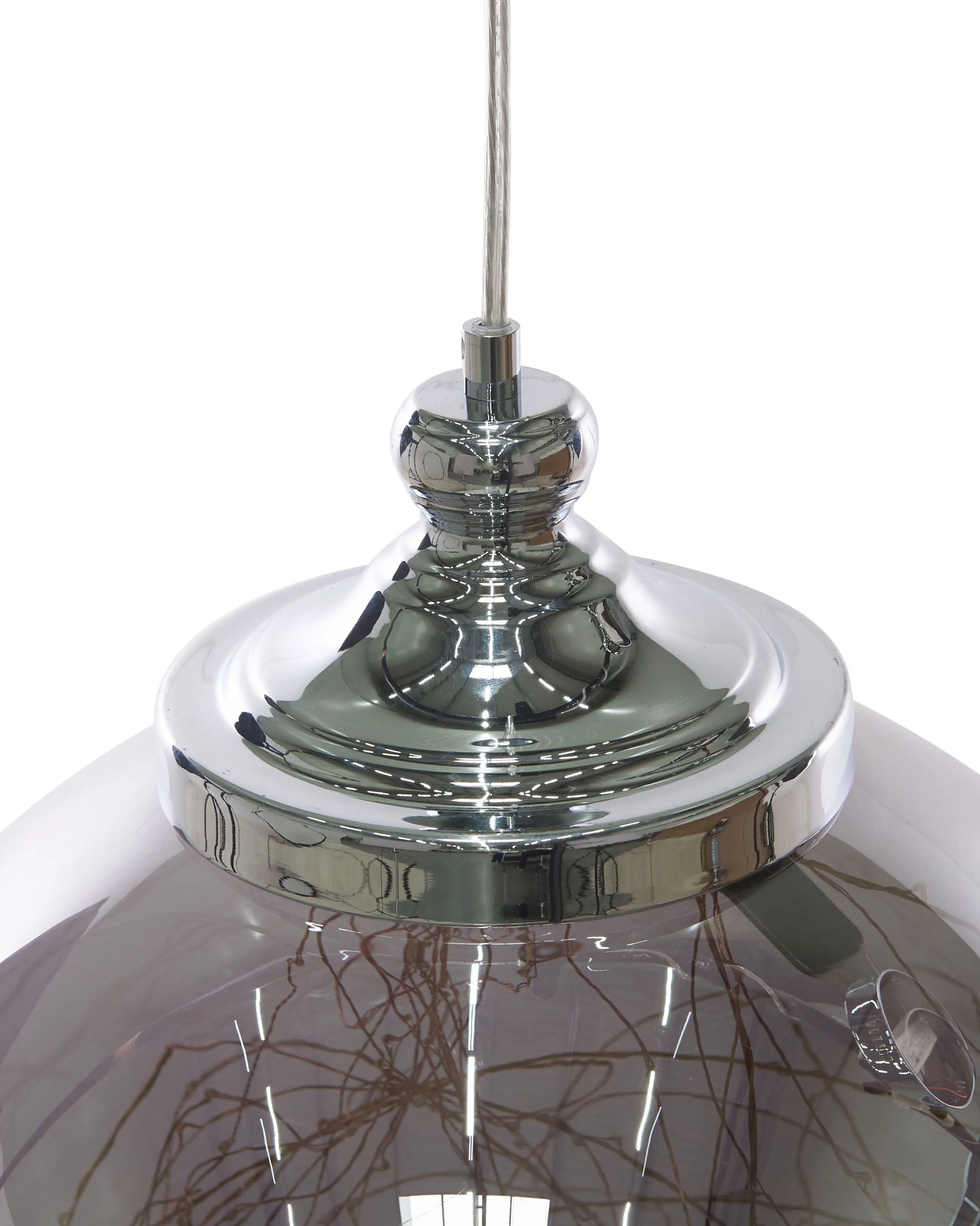  Pendant Lamp BENI Glass Silver