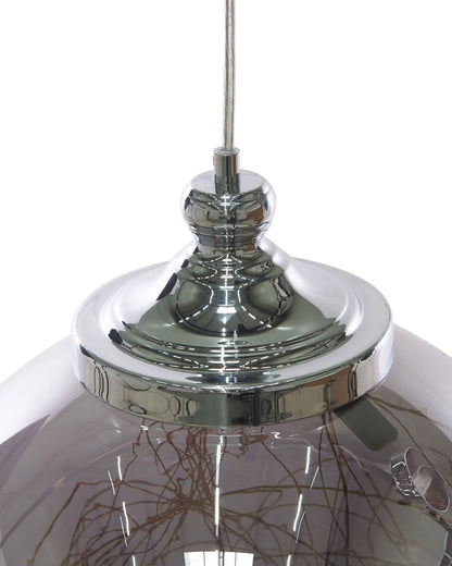  Pendant Lamp BENI Glass Silver