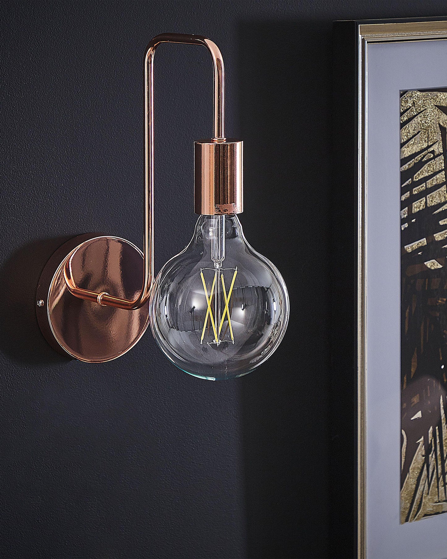  Wall Lamp SAVENA Metal Copper