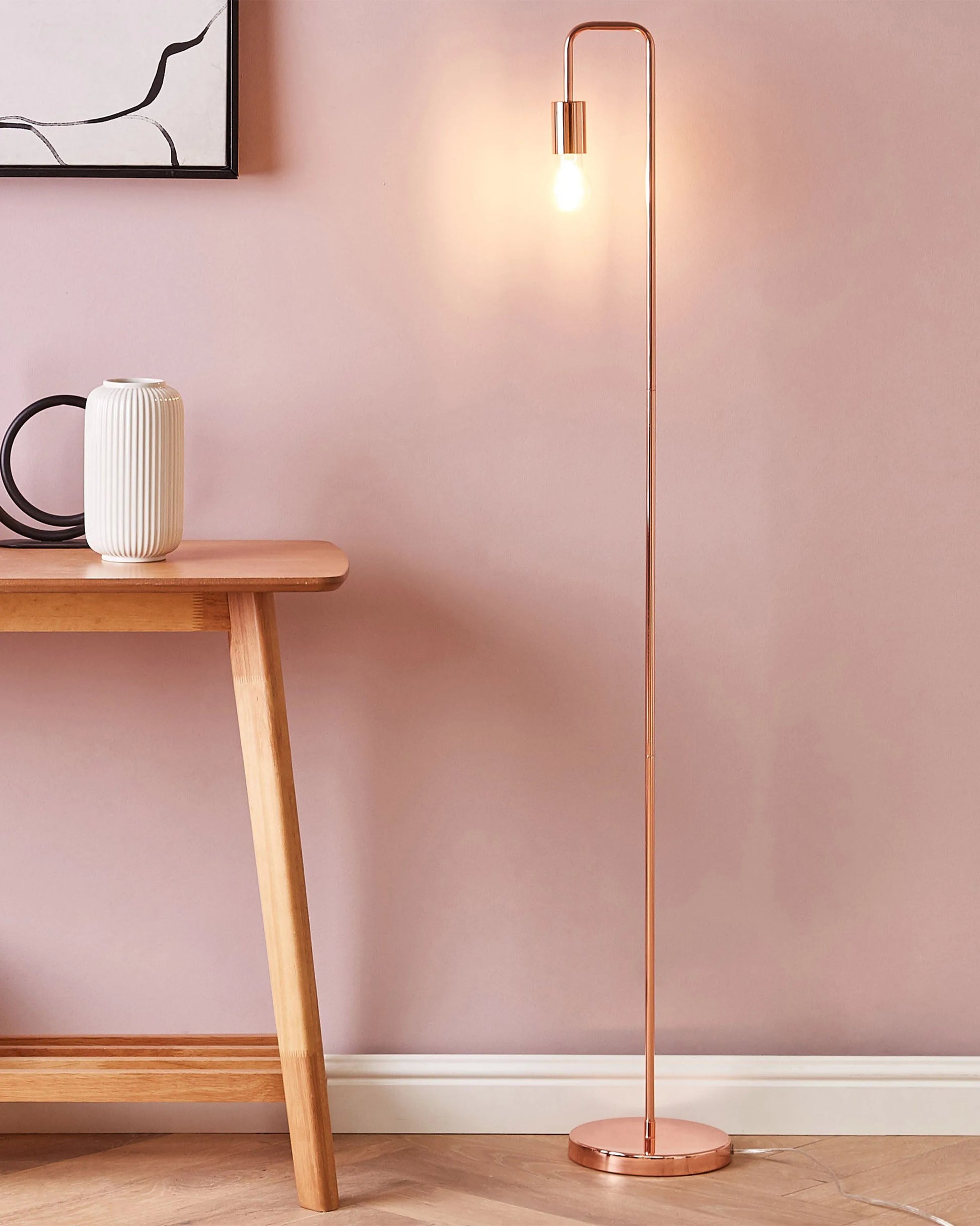  Floor Lamp SAVENA Metal Copper