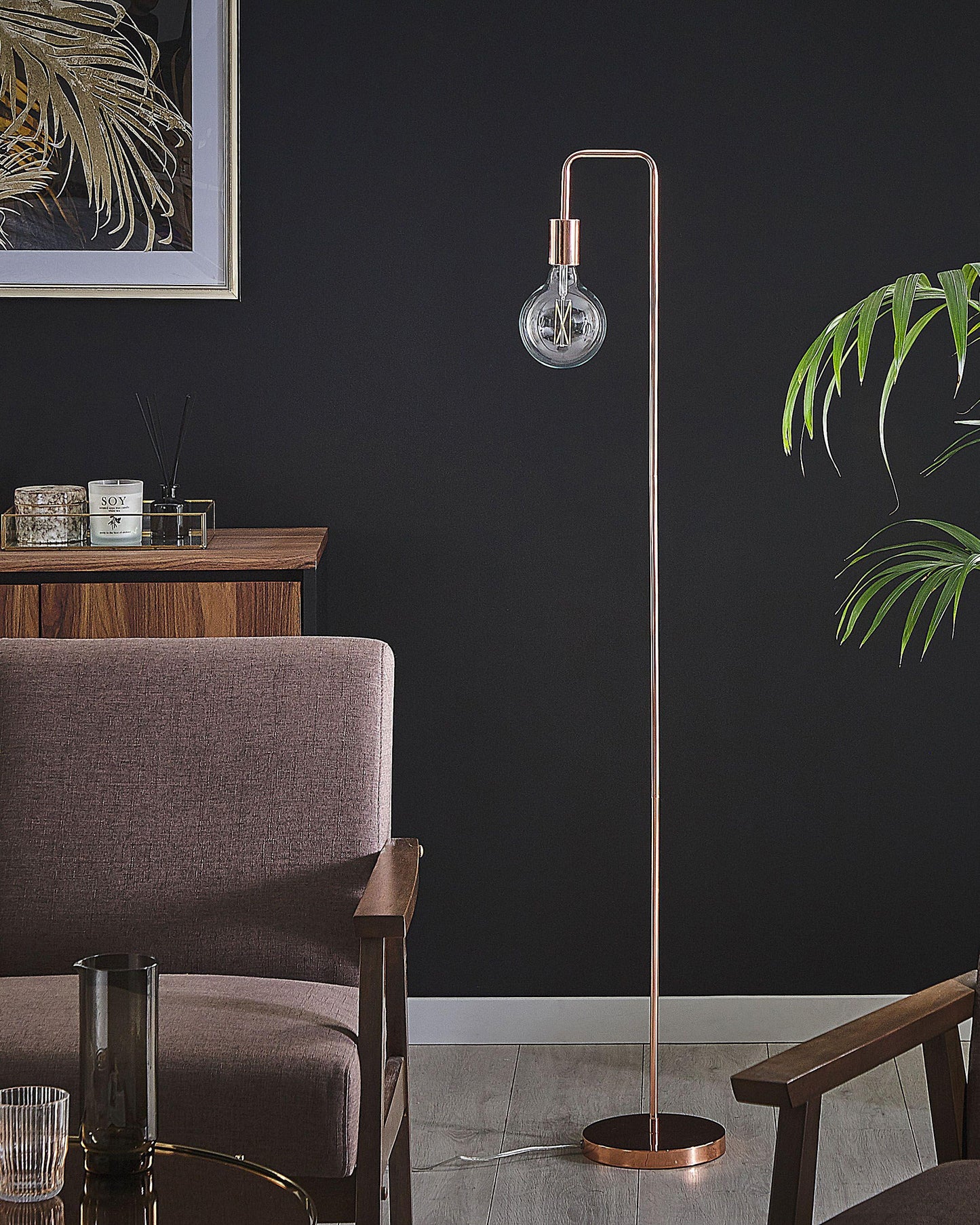  Floor Lamp SAVENA Metal Copper