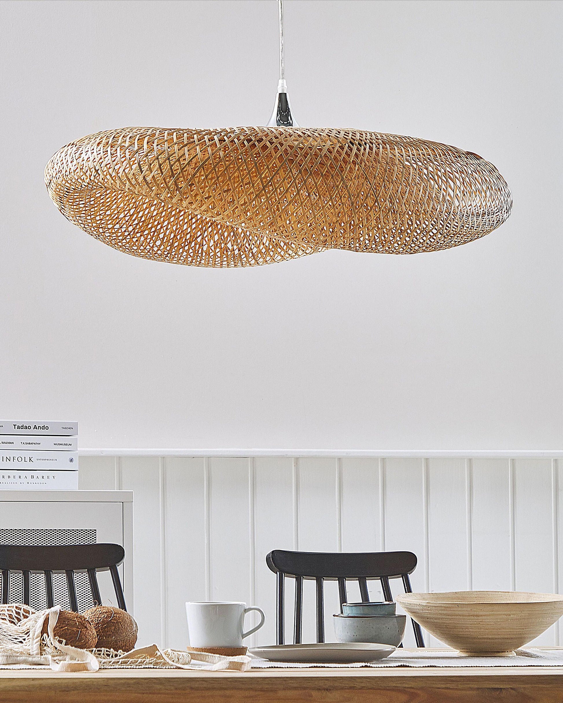  Pendant Lamp BOYNE Bamboo Wood Light Brown