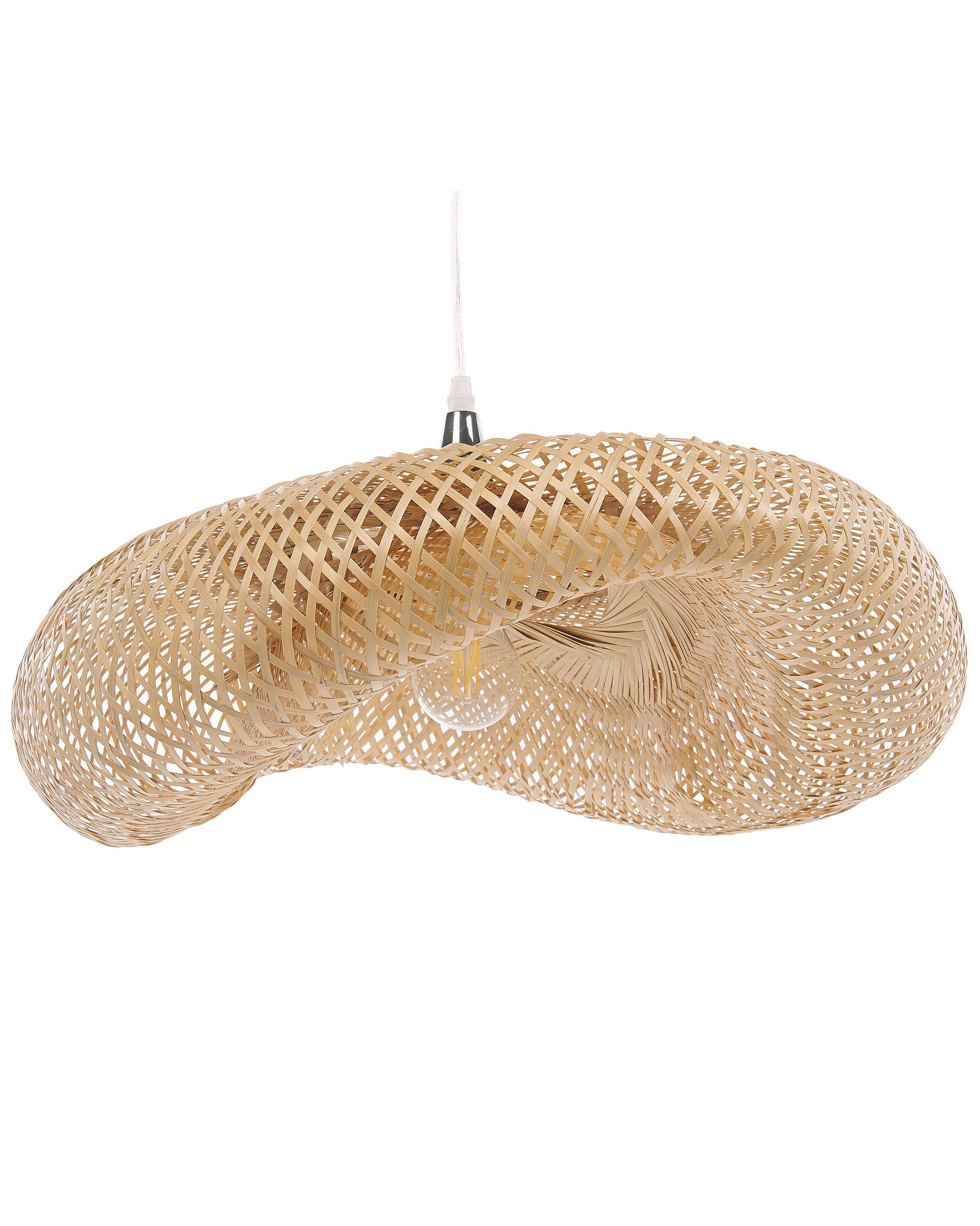  Pendant Lamp BOYNE Bamboo Wood Light Brown