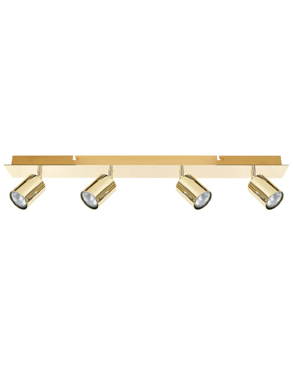  4 Light Spotlight TIGRIS Adjustable Metal Gold