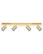  4 Light Spotlight TIGRIS Adjustable Metal Gold