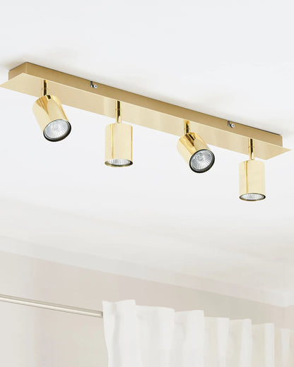  4 Light Spotlight TIGRIS Adjustable Metal Gold