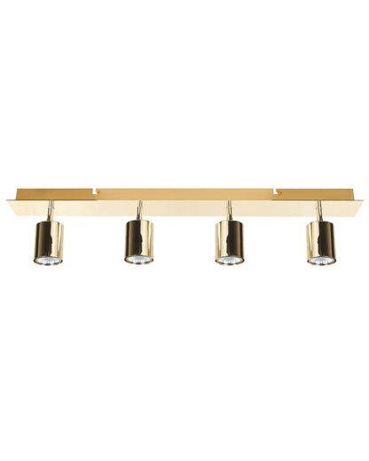  4 Light Spotlight TIGRIS Adjustable Metal Gold