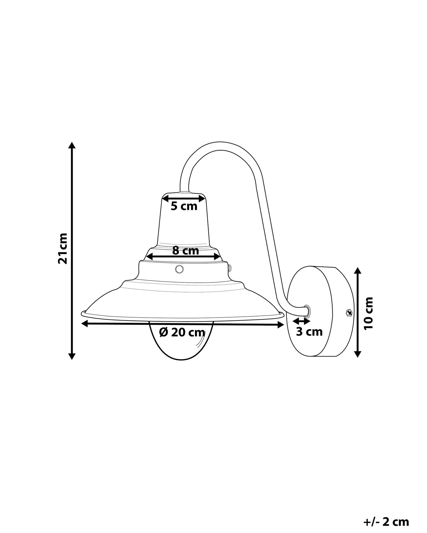  Wall Lamp LUZA Metal Brass