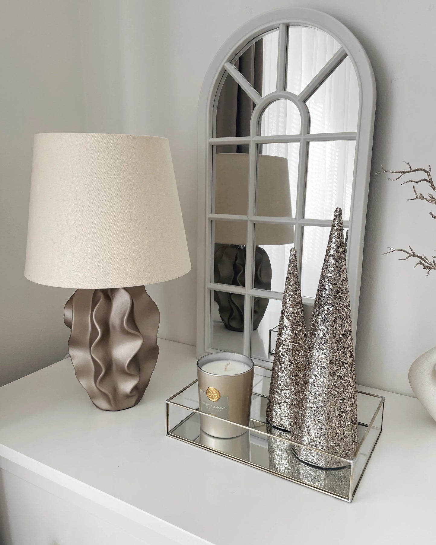  Table Lamp ALLIKA Ceramic Gold