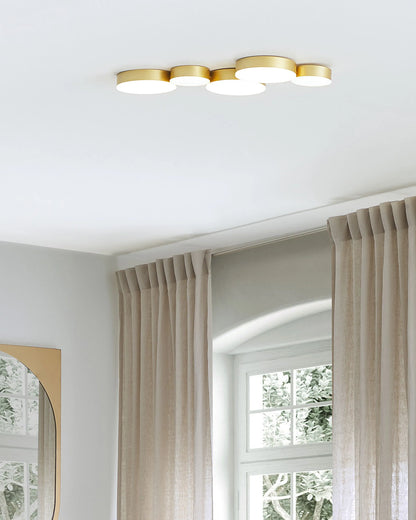  LED Ceiling Lamp LUGA Metal Gold