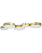  LED Ceiling Lamp LUGA Metal Gold