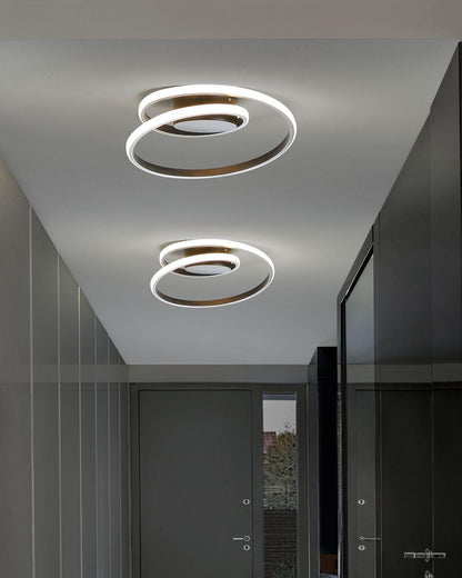  LED Ceiling Lamp NARYN Metal Black