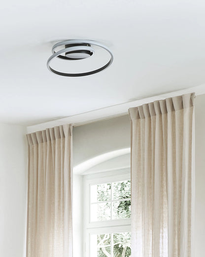  LED Ceiling Lamp NARYN Metal Black