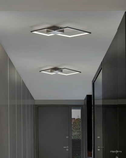  LED Ceiling Lamp OKSU Metal Black