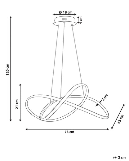  LED Pendant Lamp TUMEN Metal Gold
